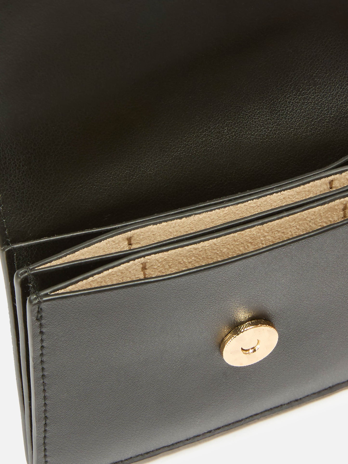 Portacarte Card Holder in pelle nera