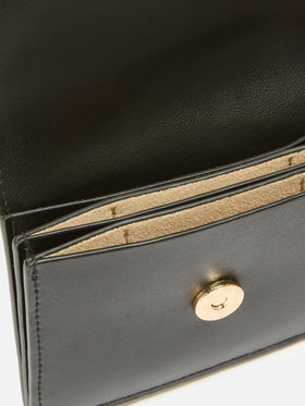 Portacarte Card Holder in pelle nera