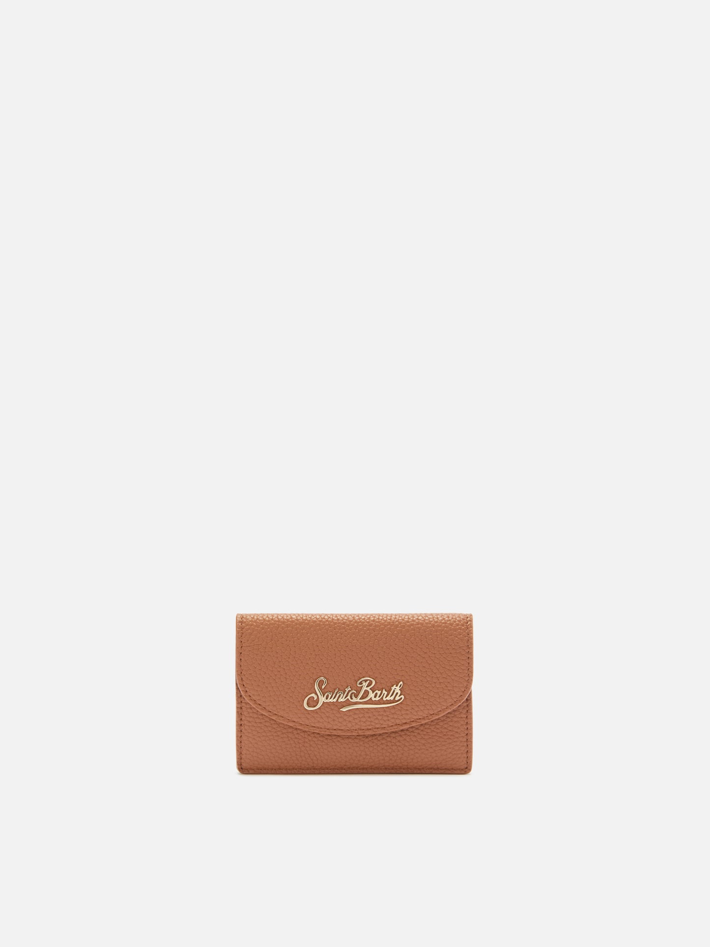 Portacarte Card Holder in pelle martellata cuoio