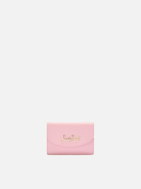Portacarte Card Holder in pelle rosa