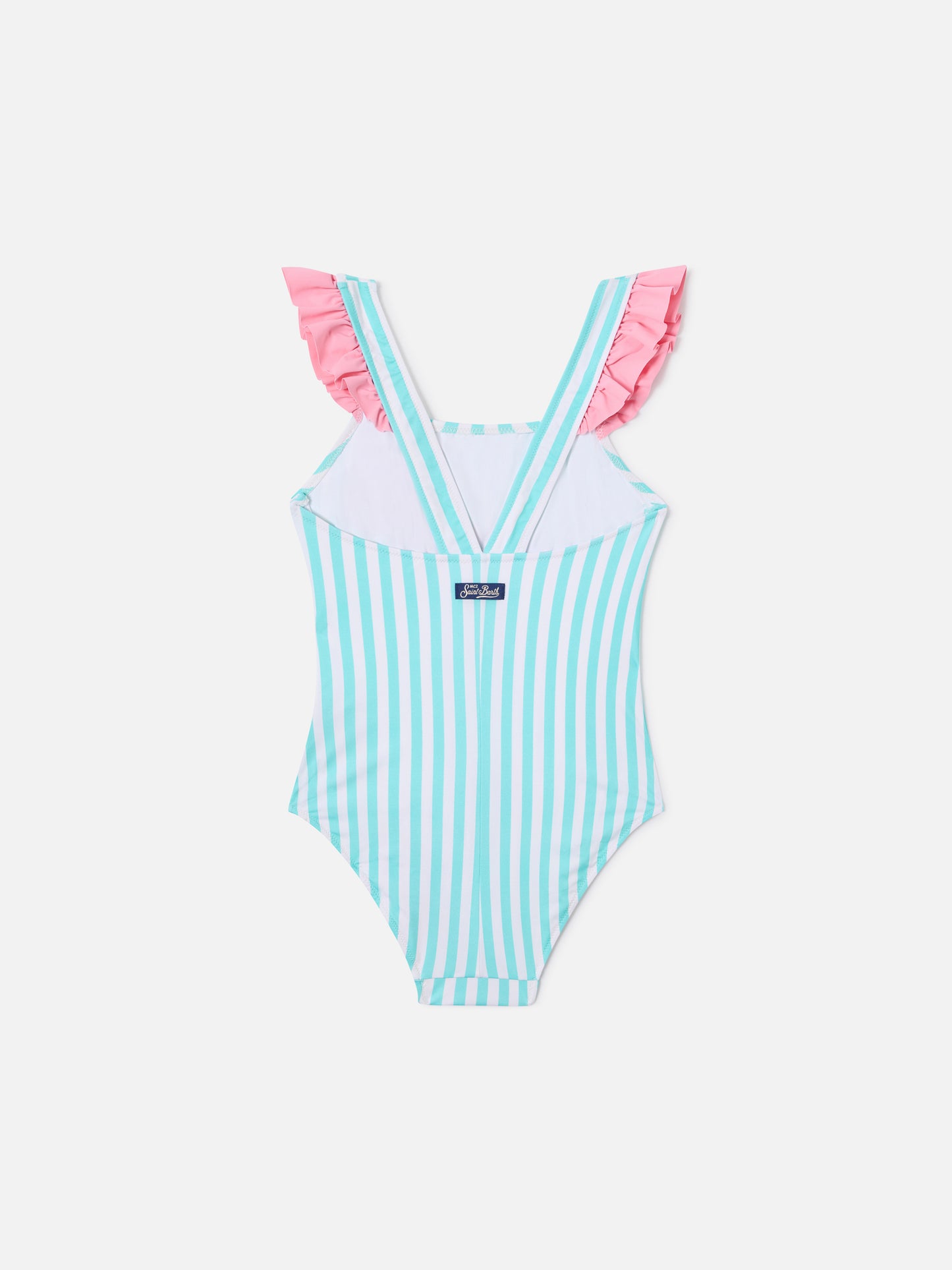 Einteiliger Badeanzug Carol mit Minnie-Streifenprint | Special Edition 