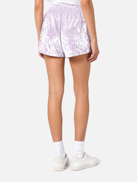 Pantalones cortos de chenilla lila Cate 