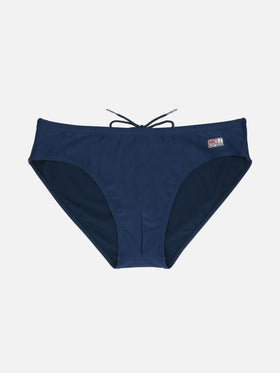 Slip mare Cayo blu navy tinta unita