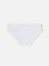 Man white swim briefs Cayo