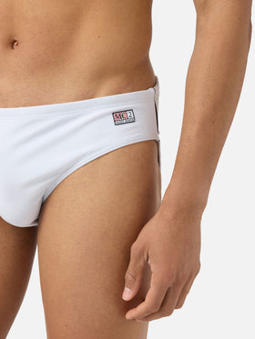 Slip mare Cayo bianco tinta unita