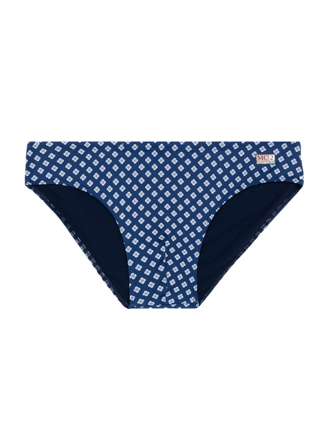 Swim briefs Cayo with tie print - MC2 Saint Barth
