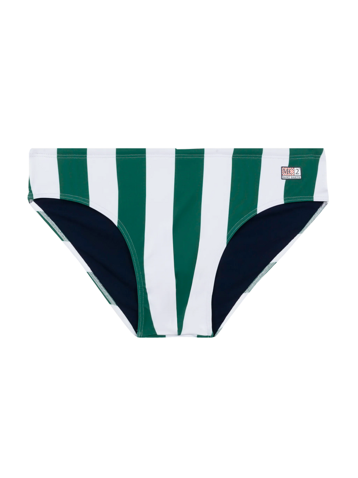 Swim briefs Cayo with striped print - MC2 Saint Barth