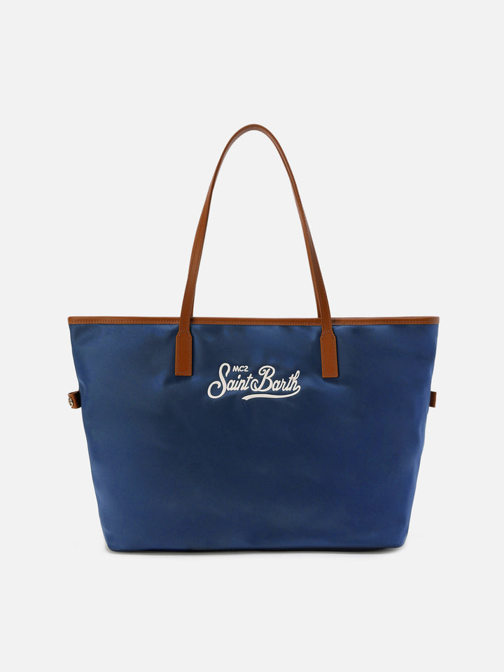 Sac regular City en nylon bleu marine 