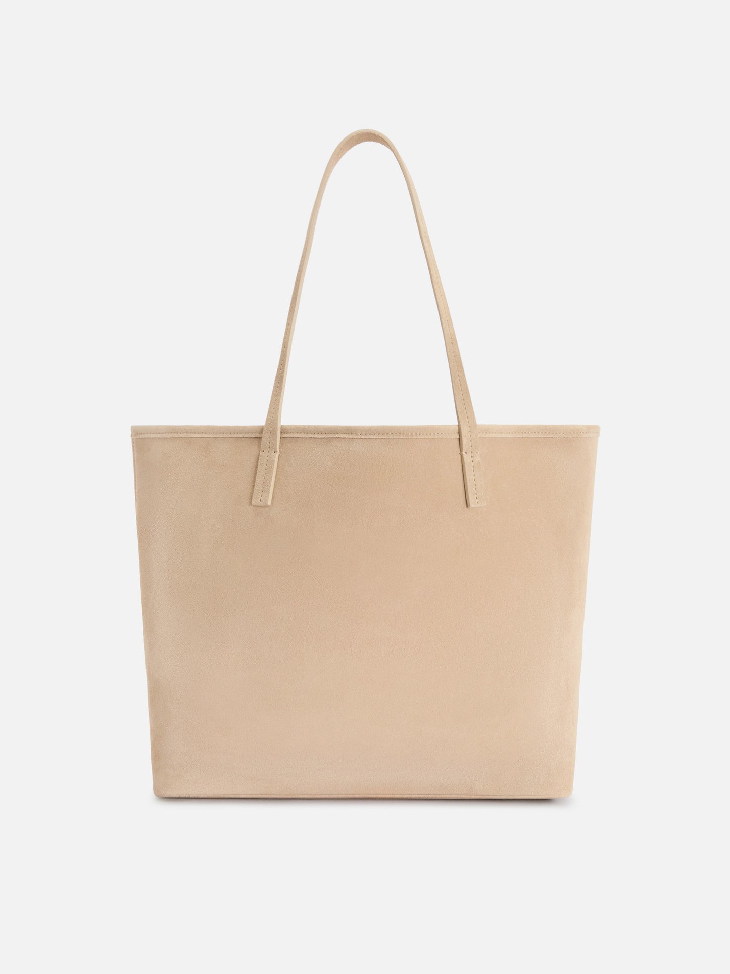 Borsa City regular in camoscio beige