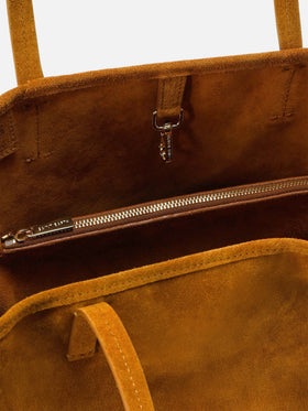 Borsa City regular in camoscio cammello