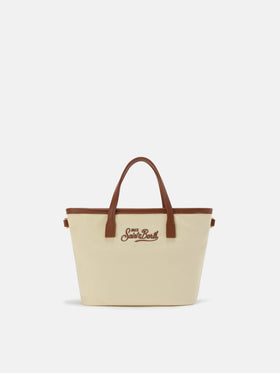 Borsa City mini in nylon bianca