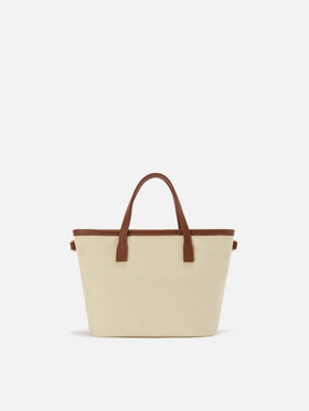 Borsa City mini in nylon bianca