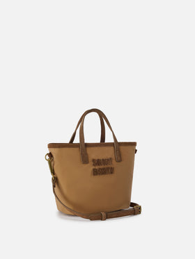 Mini sac City Nut enduit avec broderie logo 