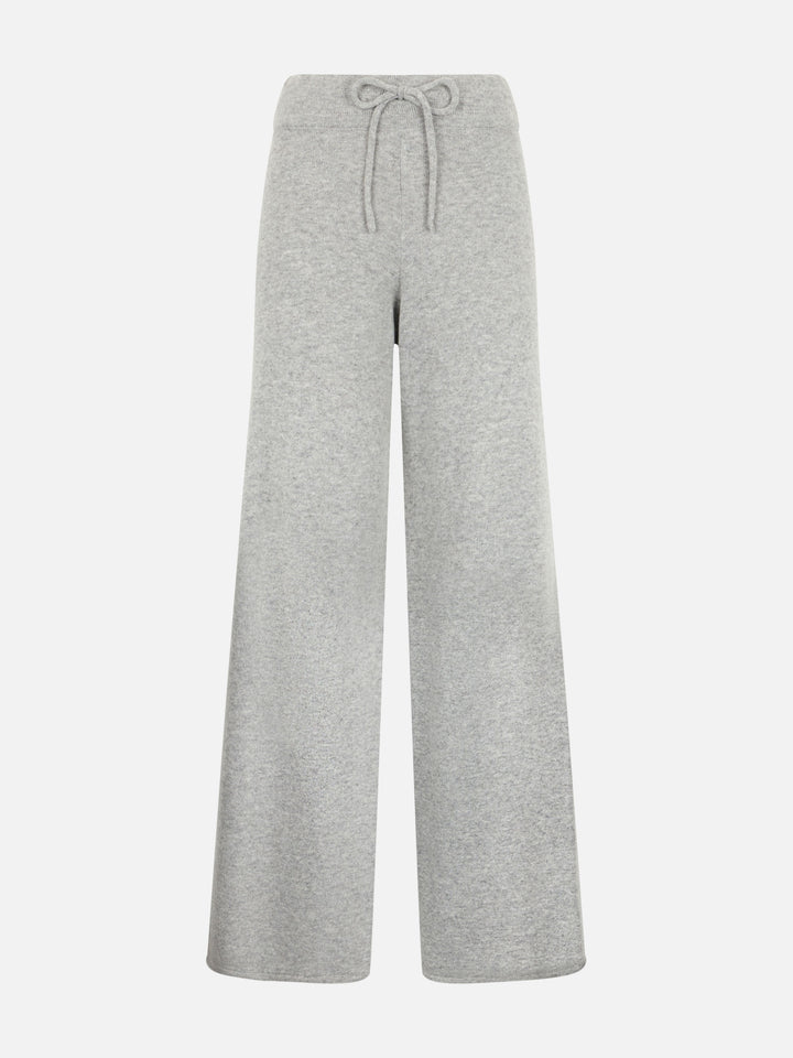 Woman mélange grey knit pants Cambon - MC2 Saint Barth