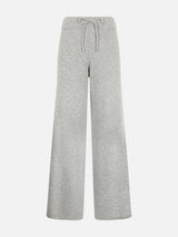 Damen-Mélange-Grau-Strickhose Cambon