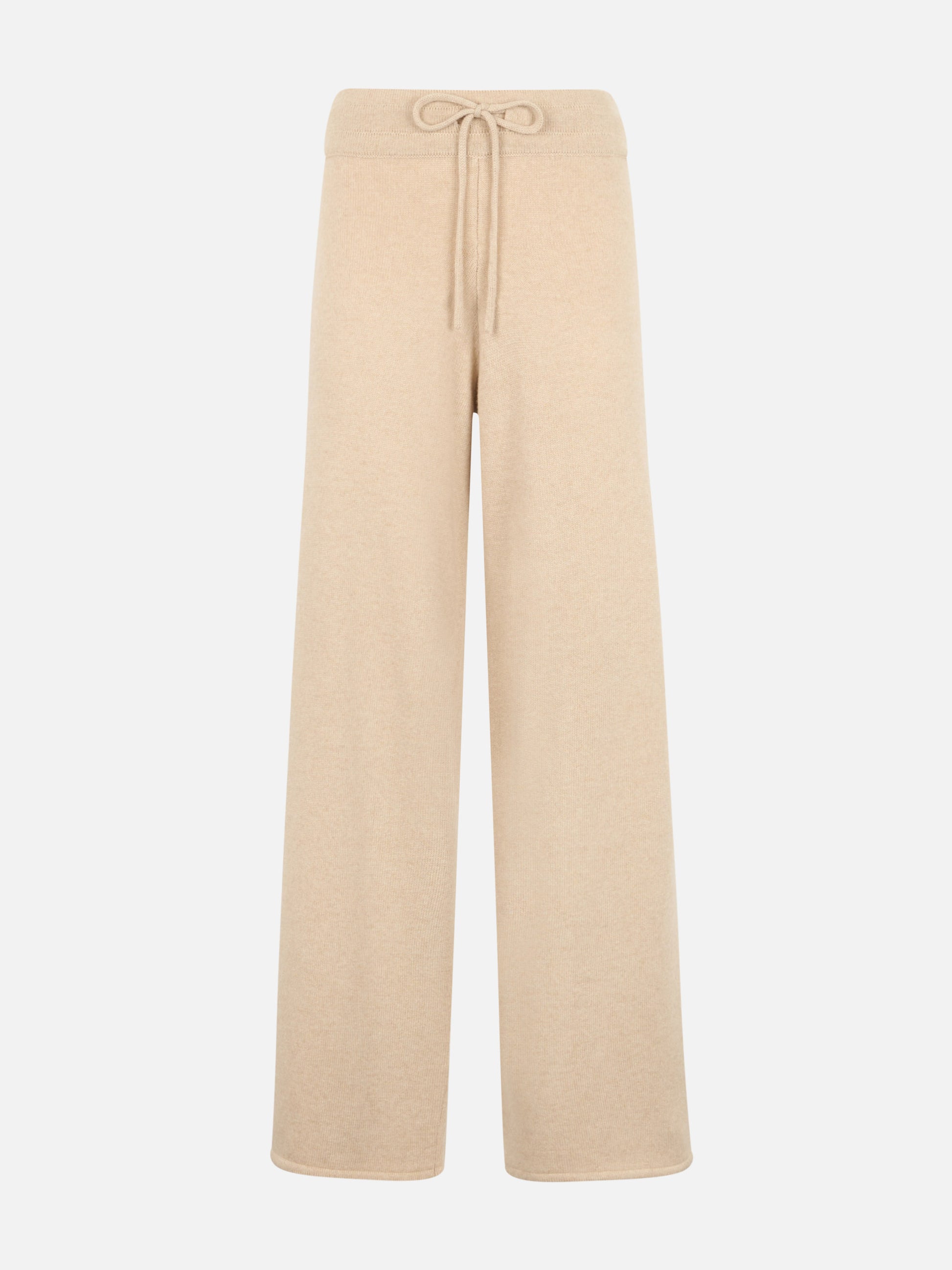 Woman beige cashmere blend knit pants Cambon - MC2 Saint Barth