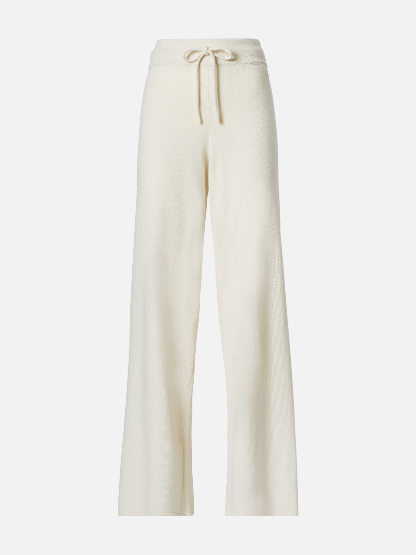 Pantaloni Cambon in MISTO CASHMERE bianco