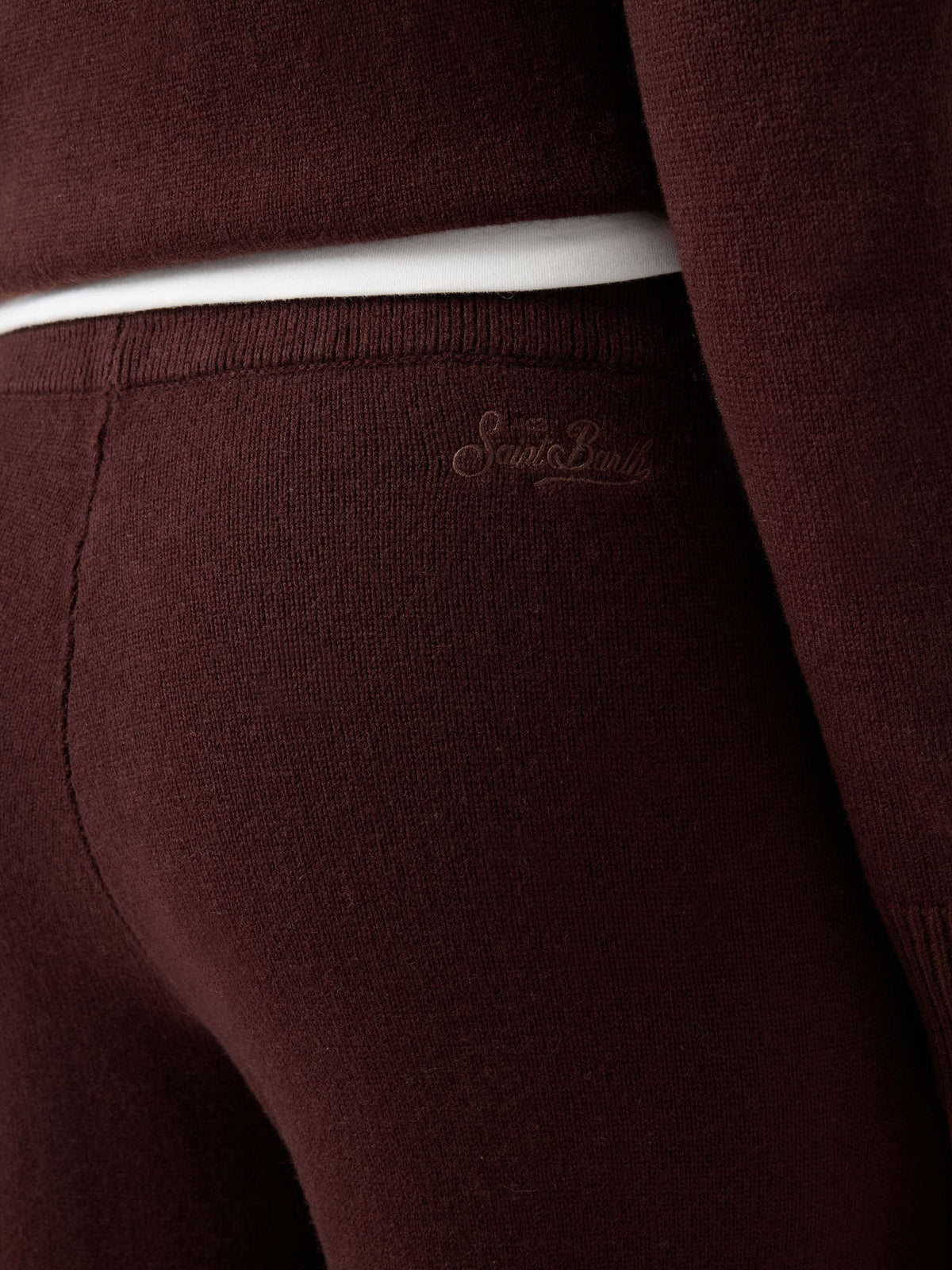 Pantalones de lana Brown Cambon 