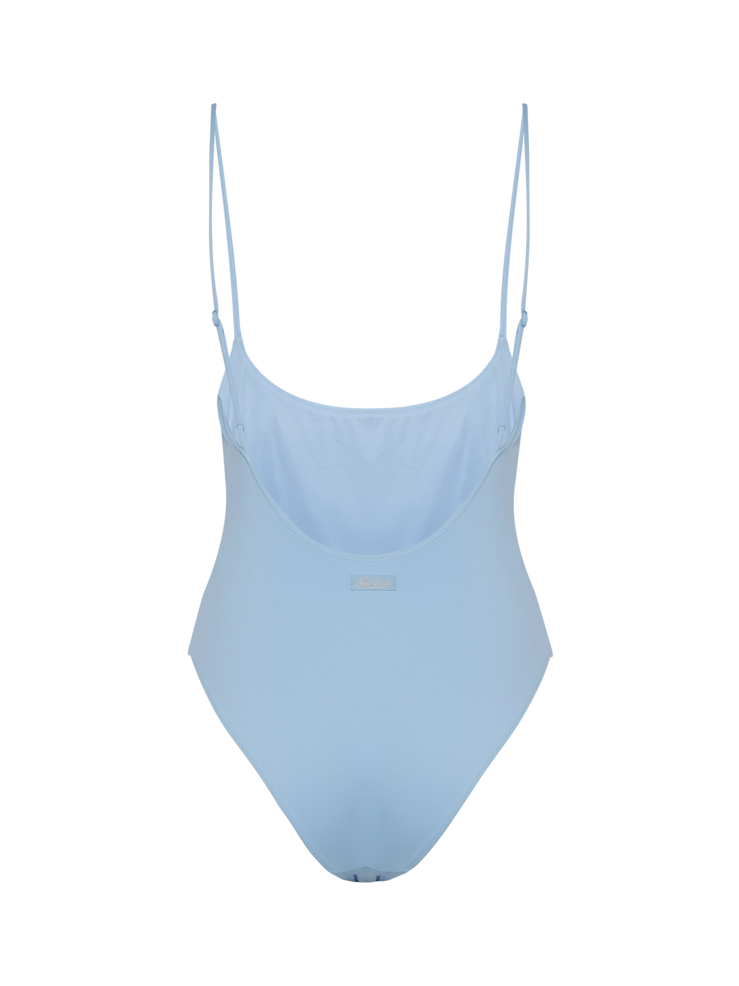 One-piece swimsuit Cecille with rhinestone striped embellishment - MC2 Saint Barth