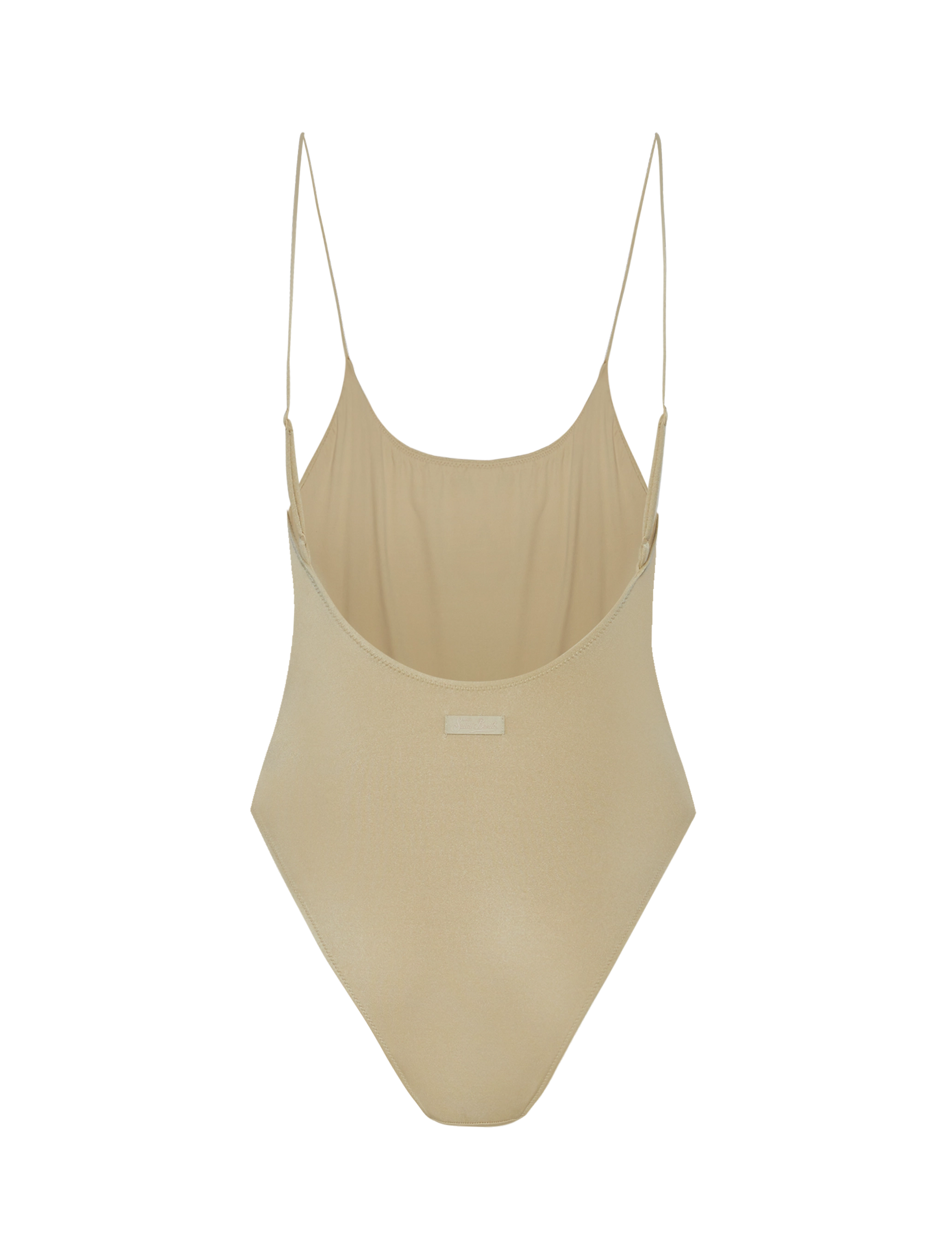 One-piece swimsuit Cecille with rhinestone striped embellishment - MC2 Saint Barth