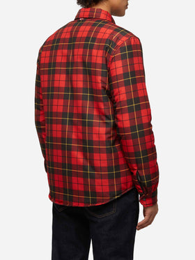 Technic fabric overshirt Chalet with check print - MC2 Saint Barth