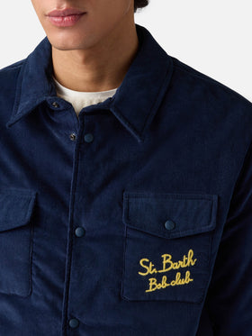 Overshirt Chalet mit Tasche und St. Barth Bob Club Stickerei