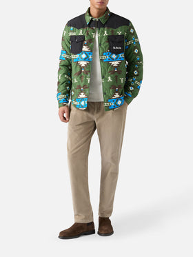 Padded overshirt Chalet with patch pockets