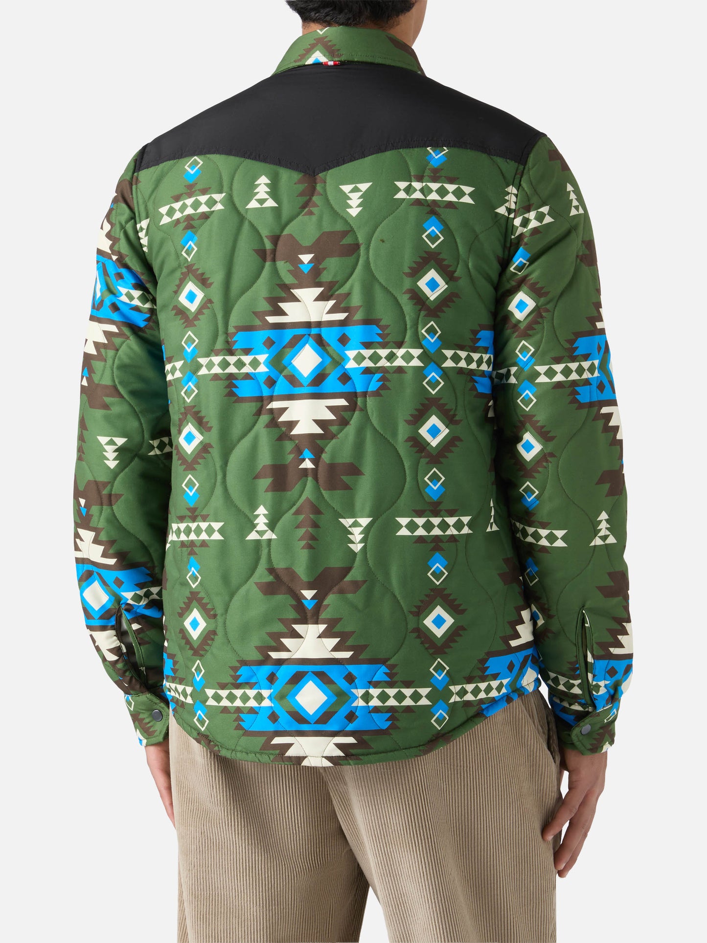 Padded overshirt Chalet with patch pockets