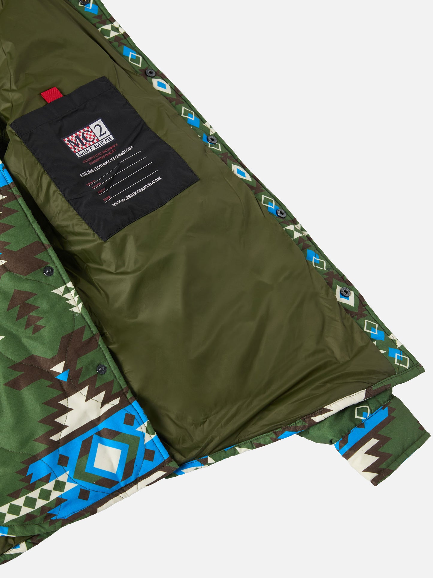 Padded overshirt Chalet with patch pockets