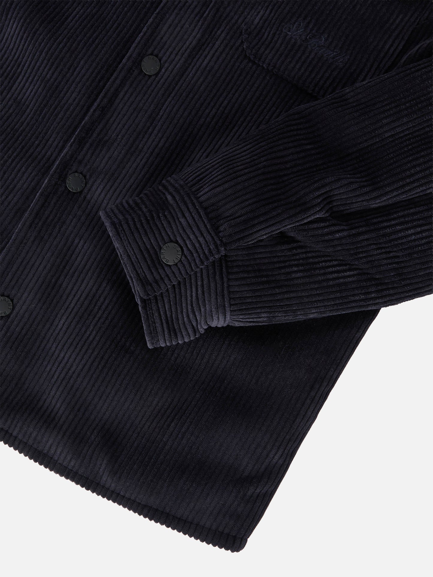 Chalet Jr padded corduroy shirt in navy blue