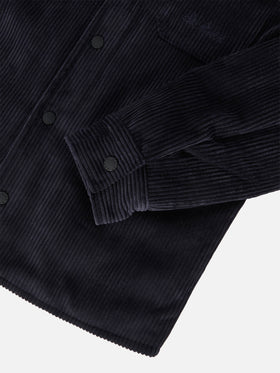 Chalet Jr padded corduroy shirt in navy blue