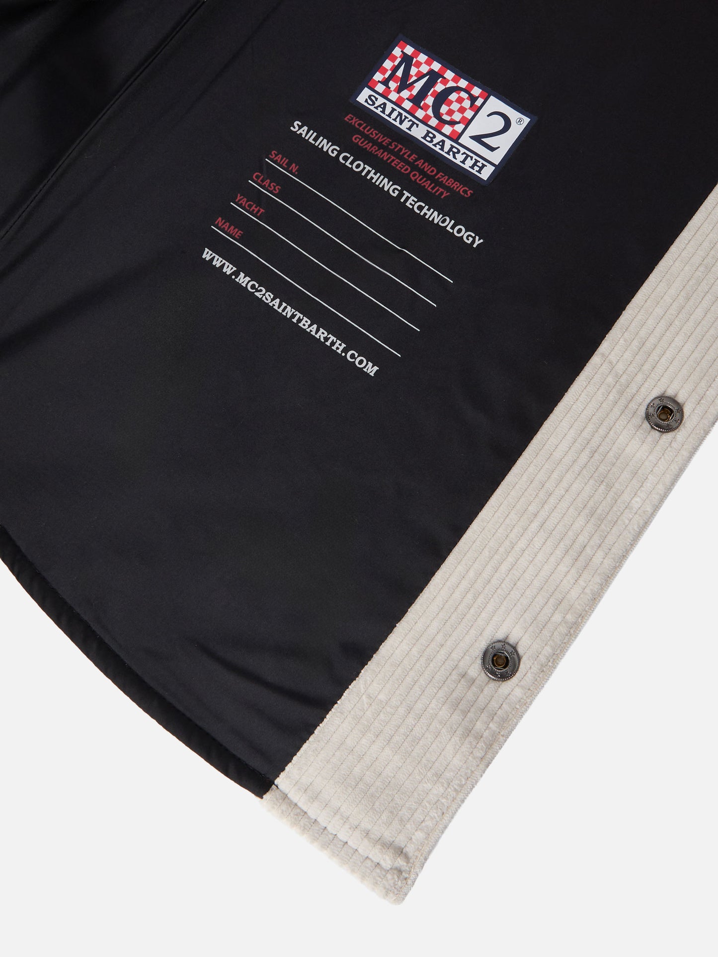 Chalet Jr padded corduroy shirt in ice