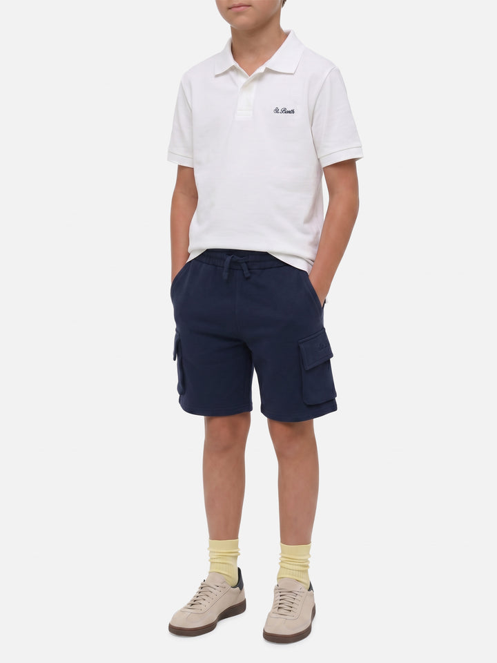 Weißes Charles Jr Poloshirt aus Piqué 