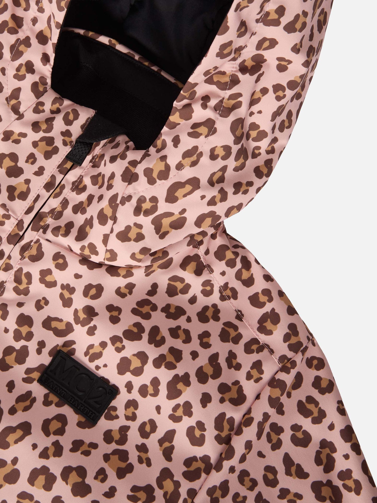 Ski jacket Chavanette with leopard print