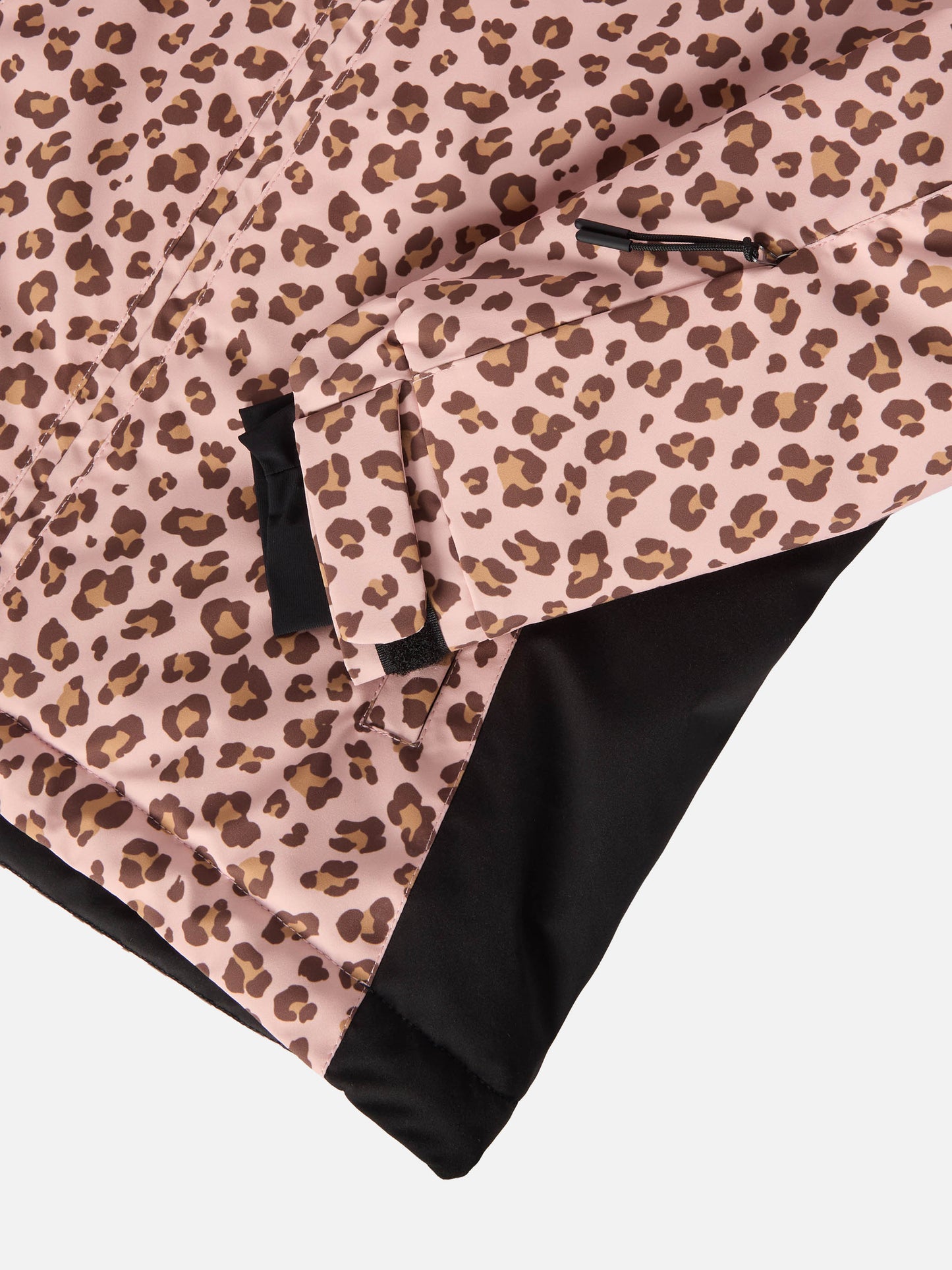 Ski jacket Chavanette with leopard print