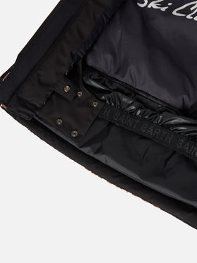 Ski jacket Chavanette with leopard print