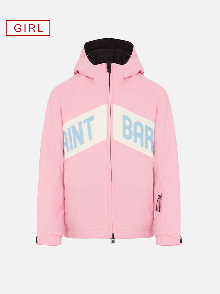 Girl pink ski jacket Chavanette - MC2 Saint Barth