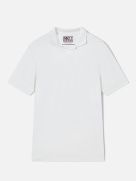 Polo de piqué técnico color crema Camber 