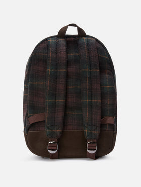 mochila de mezcla de lana con estampado tartán Cody 