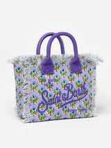 Flower cotton canvas Colette handbag