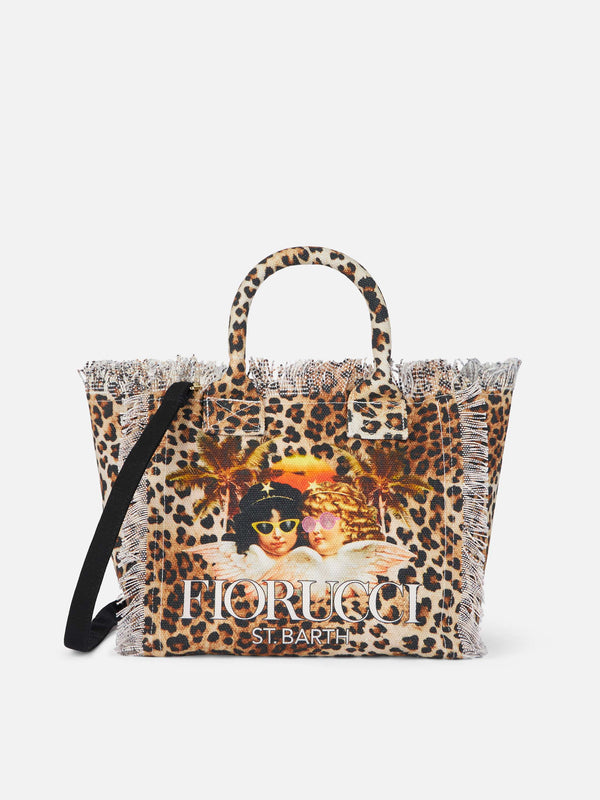 Colette-Handtasche aus Animalier-Baumwollcanvas | FIORUCCI-SONDERAUSGABE