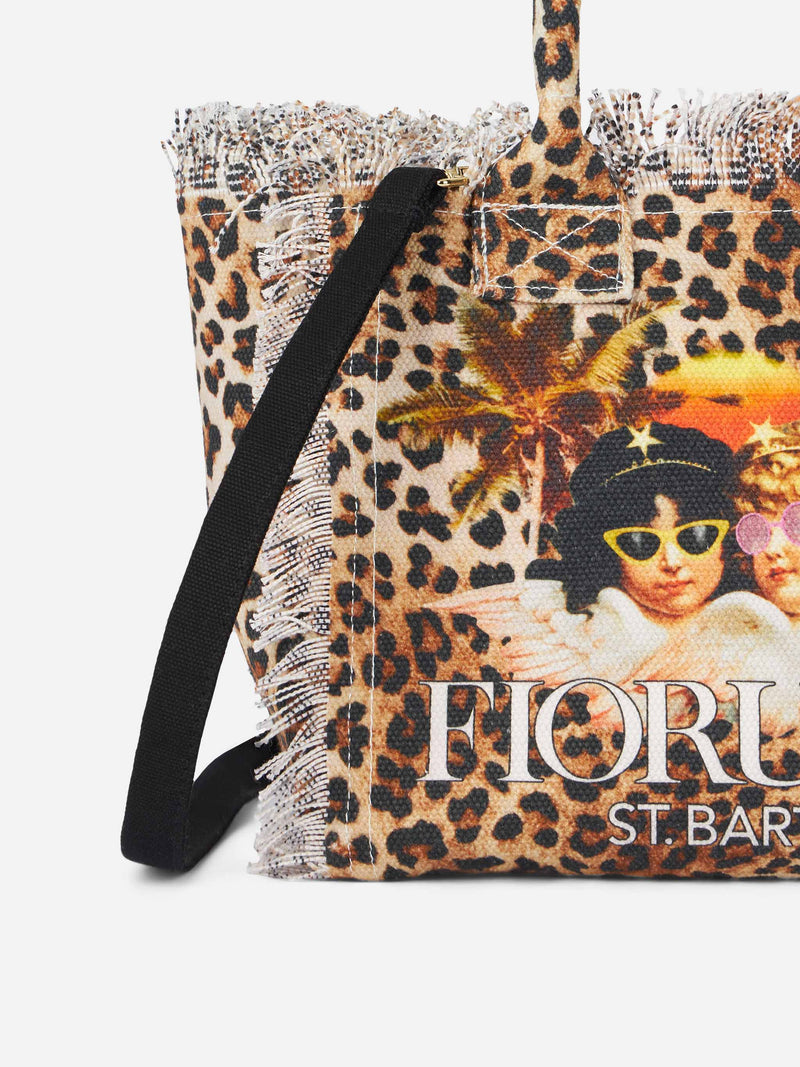 Borsa Colette in tela di cotone animalier | EDIZIONE SPECIALE FIORUCCI