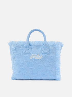 Terry effect Colette bag with raised shell detail