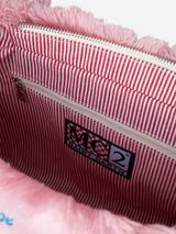 Rosafarbene Colette Sponge Handtasche aus Frottee