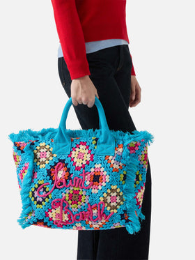 Borsa a mano Colette crochet turchese