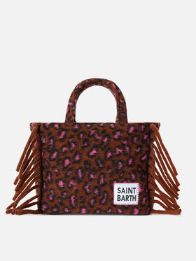 Colette Blanket Handtasche mit Animal-Print