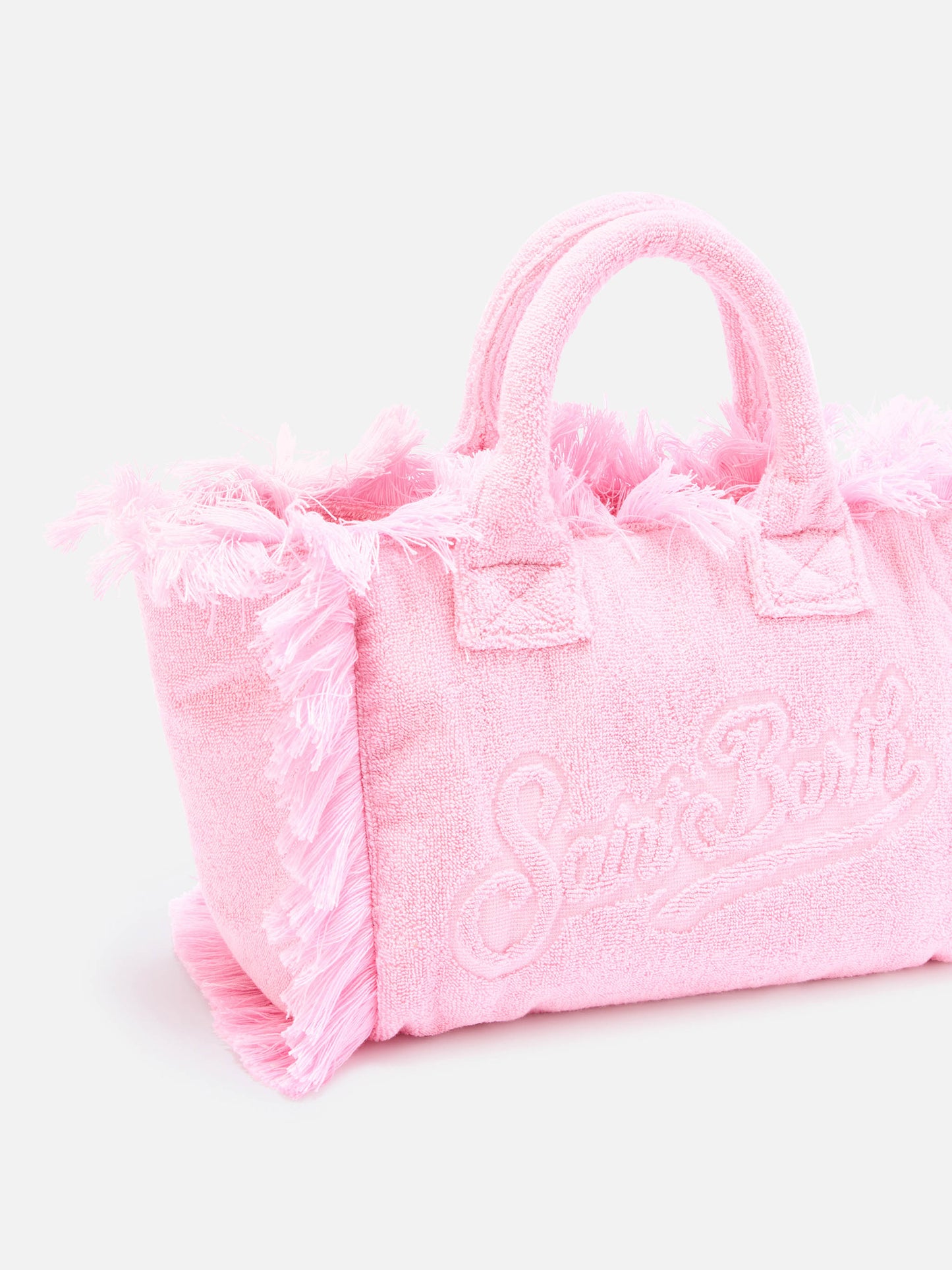Sac Colette rose uni effet éponge 