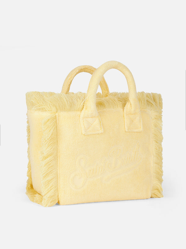 Gelbe Colette Terry-Handtasche mit Prägung