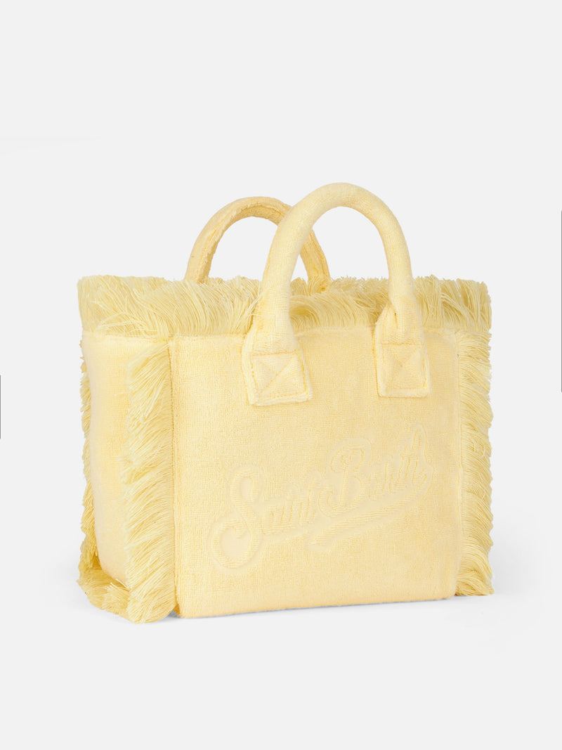 Yellow Colette Terry embossed handbag