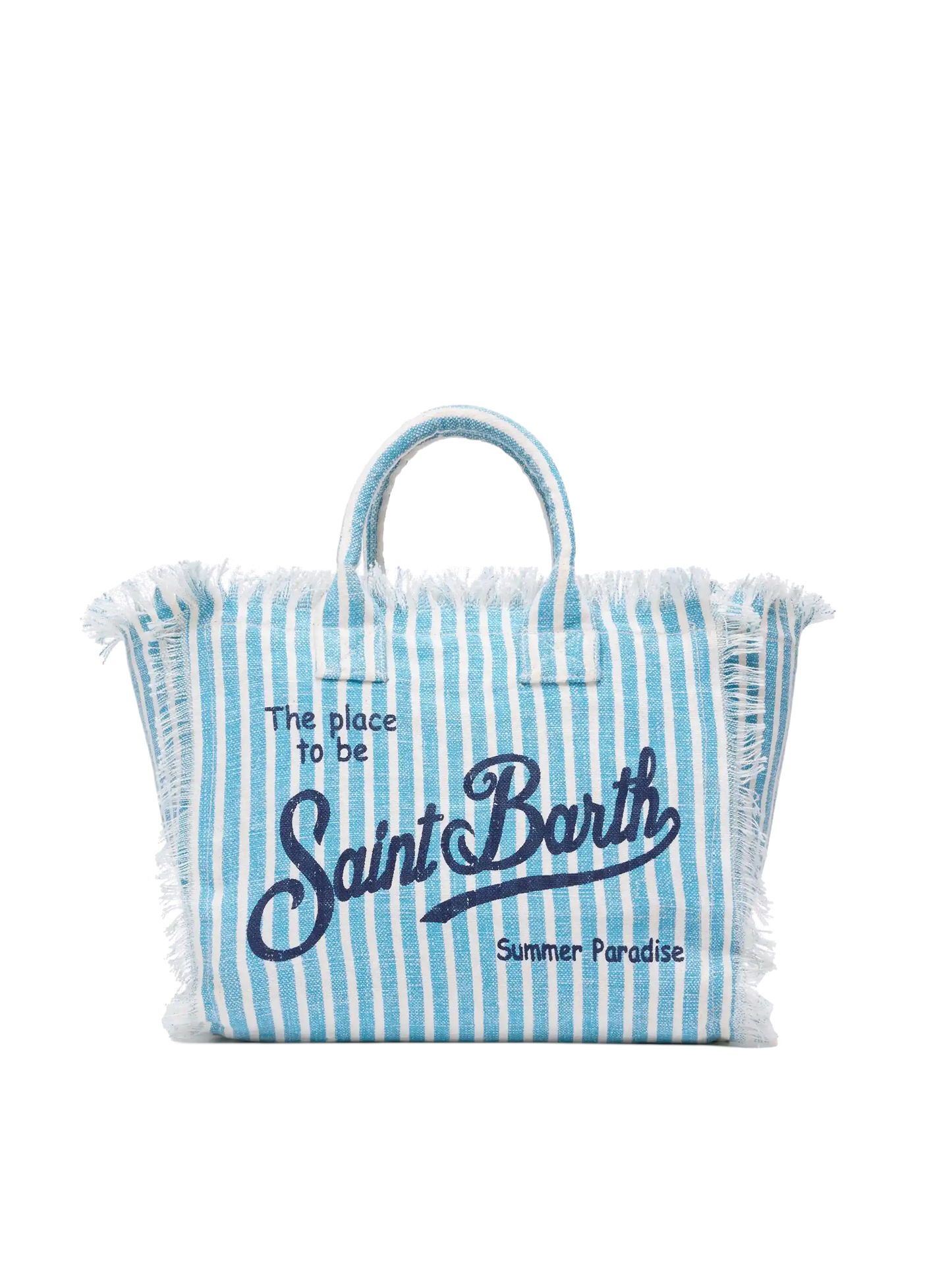 Colette 100% LINEN handbag with striped print